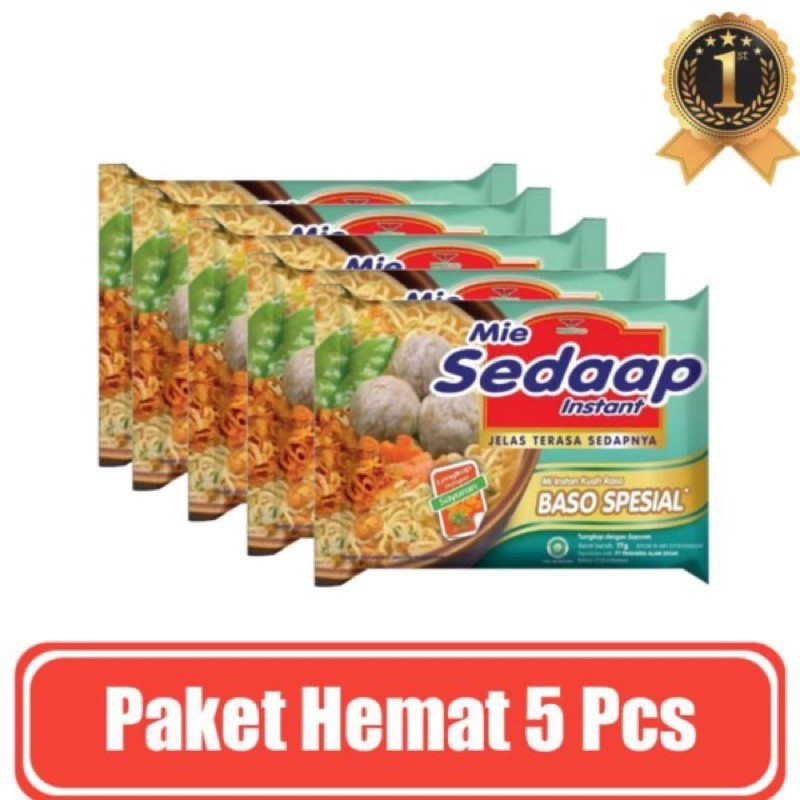 Jual MIE SEDAP RASA BAKSO ISI 5 PCS | Shopee Indonesia