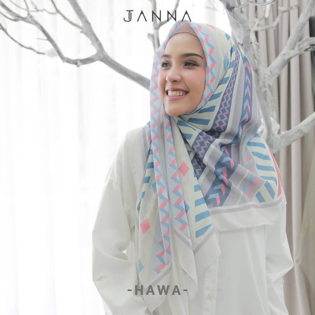 Jual HAFEEZA SERIES - HAWA ( PREMIUM SIGNATURE PRINTING SCARF ...