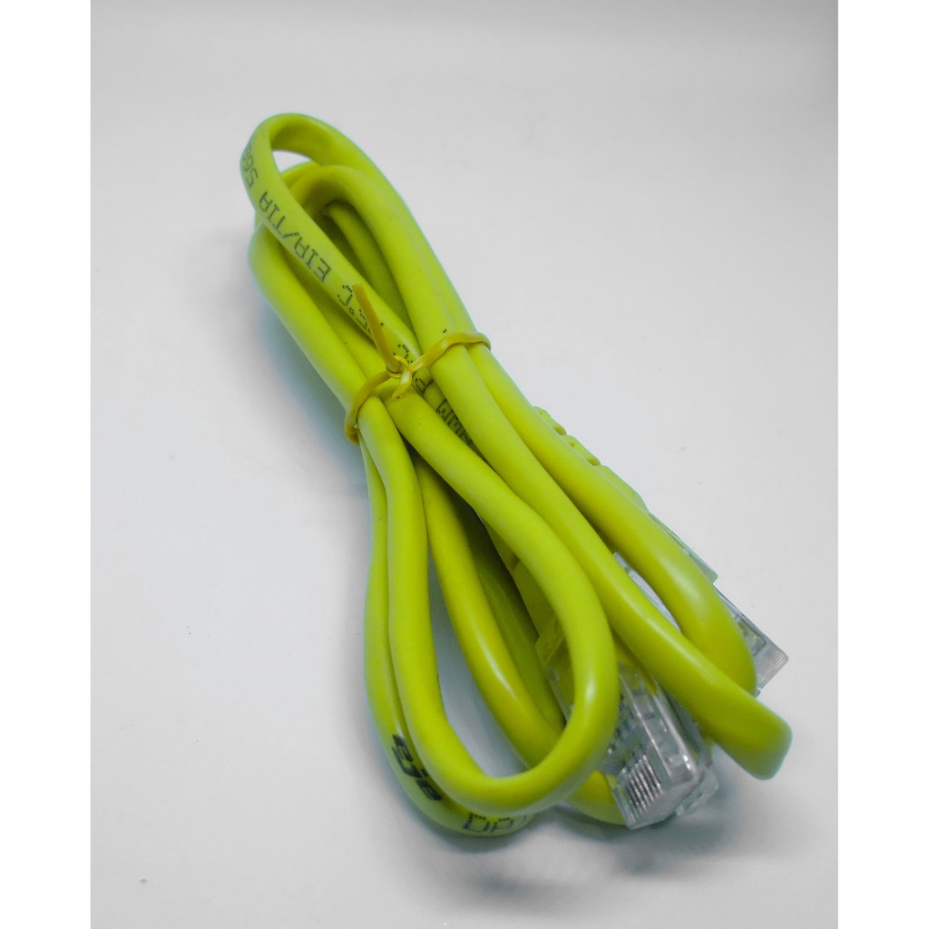 Jual Kabel LAN ethernet Cat 5 RJ45 1 meter | Shopee Indonesia