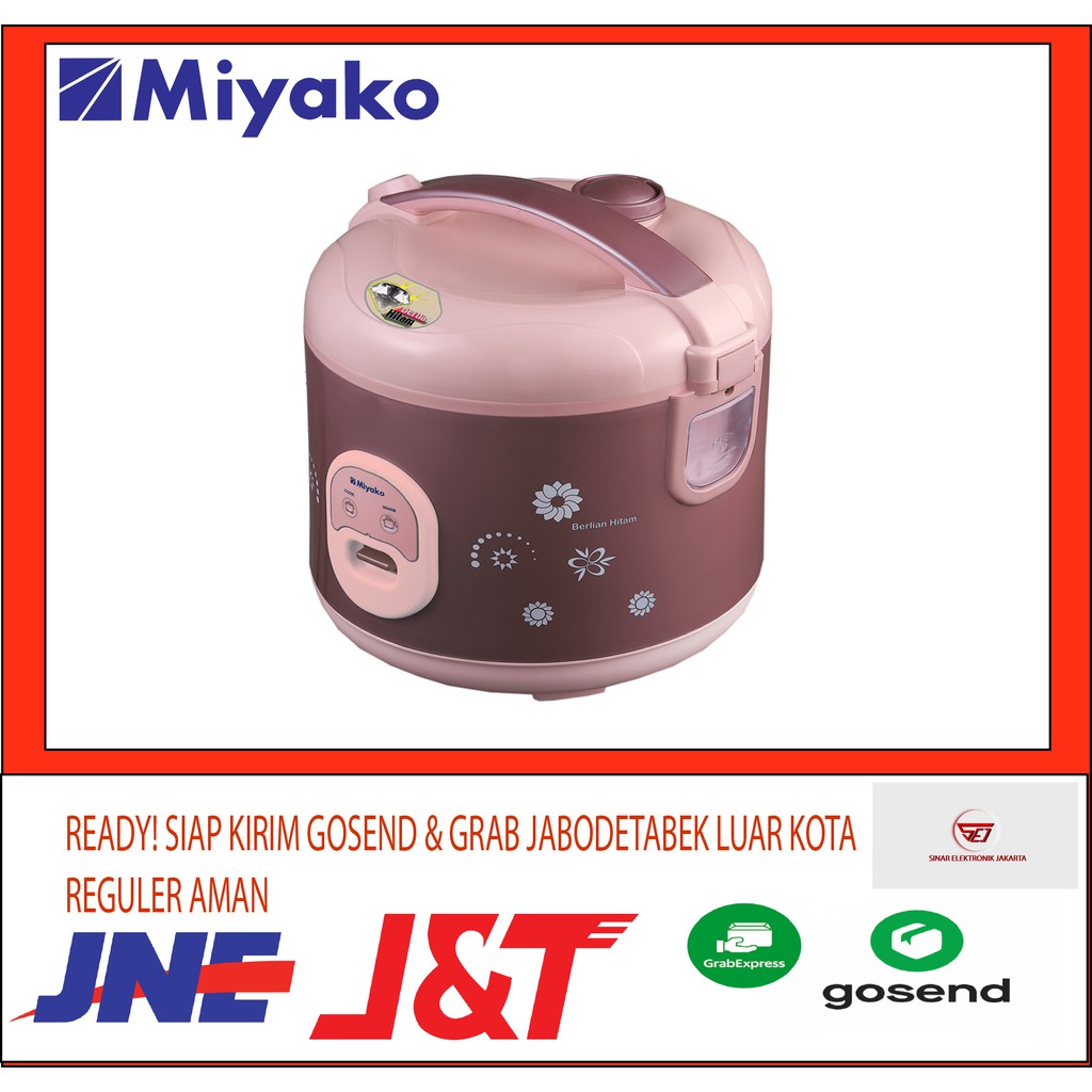 Jual Miyako Mcm Bh B Rice Cooker Dengan Panci Dilapisi Berlian Hitam Baru Bergaransi Shopee