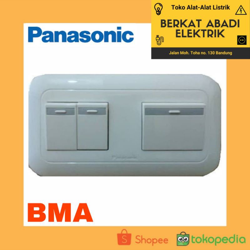 Jual SAKLAR SERI + ENGKEL BESAR PANASONIC WIDE SERIES | Shopee Indonesia