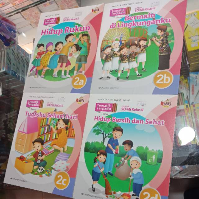 Jual BUKU TEMATIK kelas 2 sd / mi erlangga 2h KURIKULUM 2013 REVISI ...
