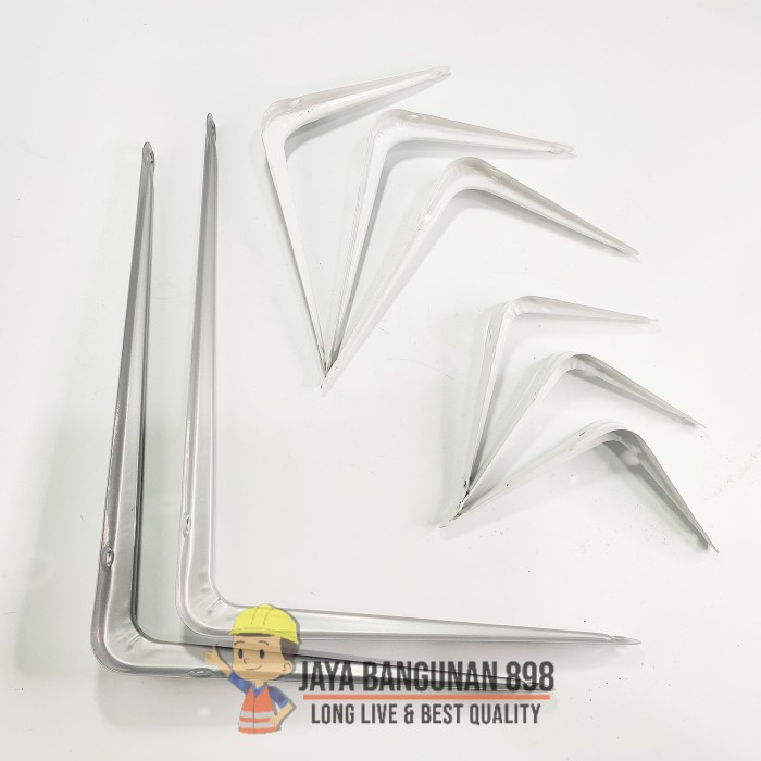 Jual SIKU RAK KECIL / SIKU RAK BESI L / SHELF BRACKET / SIKU RAK TEBAL ...