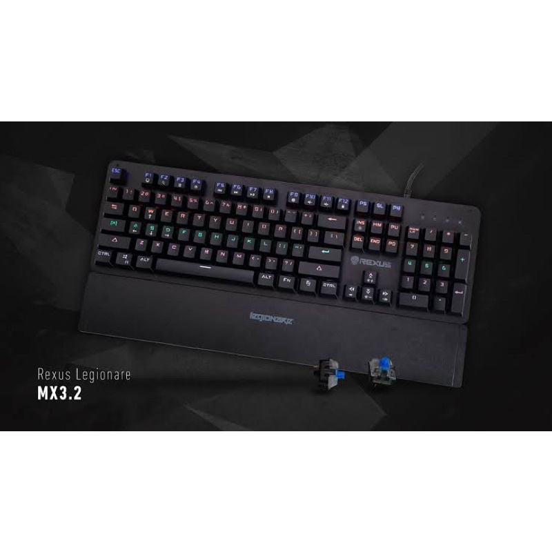 Jual Rexus MX3.2 Mechanical Legionare Keyboard Gaming Magnetic Palm ...