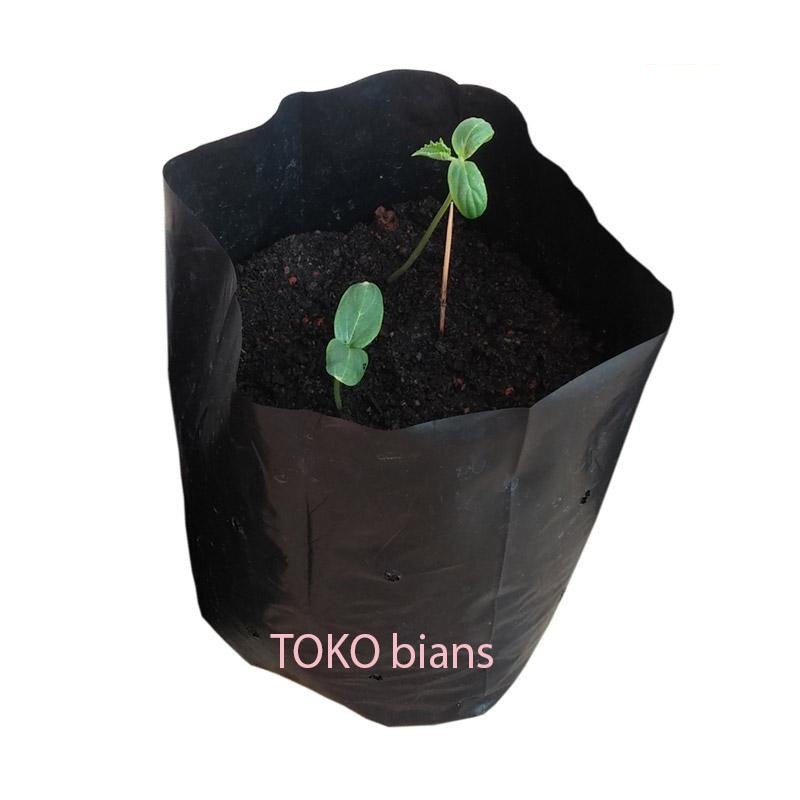 Jual Plastik Polybag Polyback Polibag Polibeg Polibek Tanaman 40 cm x ...