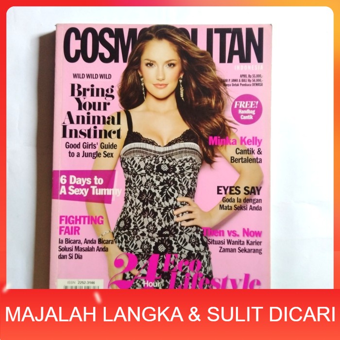 Jual Majalah Cosmopolitan Apr 2012 Cover Minka Kelly Langka Shopee