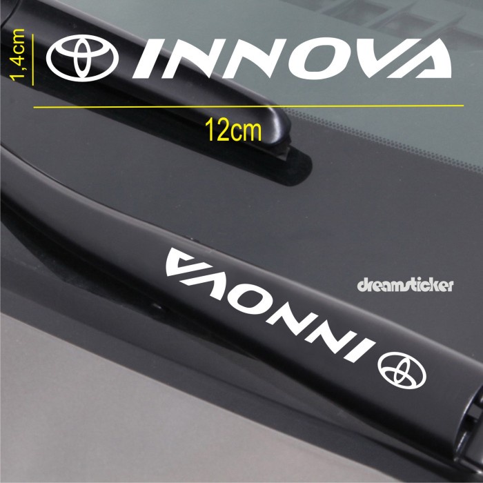 Jual Sticker Stiker Wiper Mobil Toyota Innova (2buah) | Shopee Indonesia
