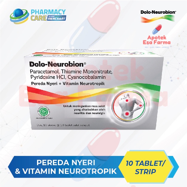 Jual Dolo Neurobion 10 Tablet Vitamin Dan Anti Nyeri | Shopee Indonesia