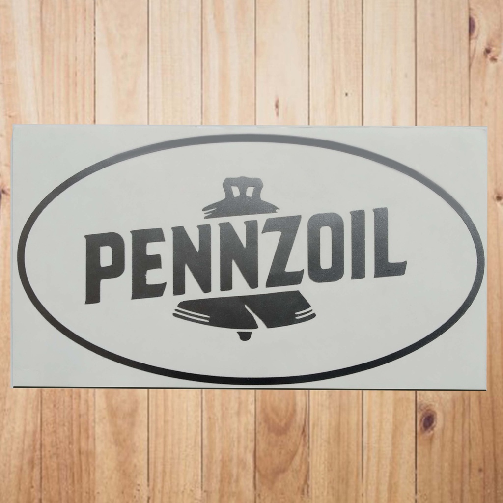 Jual Stiker Pennzoil Grey Text and Line NEW | Shopee Indonesia