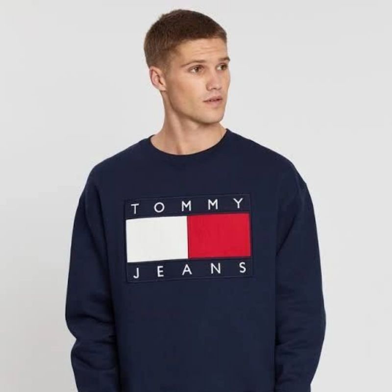 Tommy jeans big hot sale logo