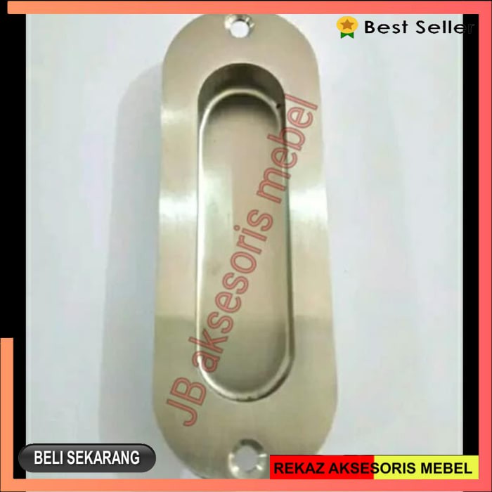 Jual Handle Tanam Oval Stainless Tarikan Pintu Lemari Laci Sliding Geser Shopee Indonesia