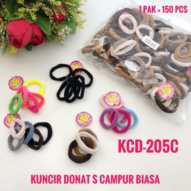 Jual SHARON - Ikat Rambut KOREA DONAT LARGE JUMBO Karet Rambut Set ...