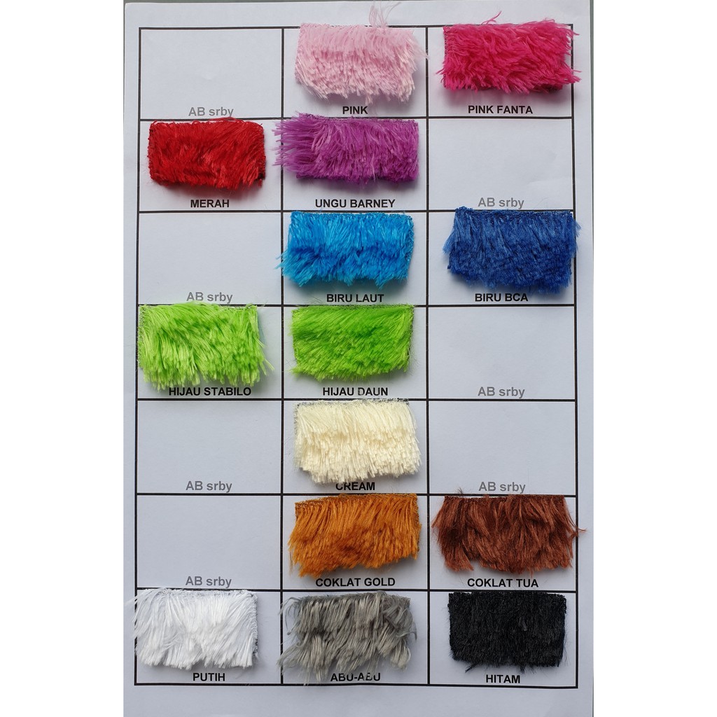 Jual Kain Bulu Rasfur 15mm 25cm X 150cm | Shopee Indonesia