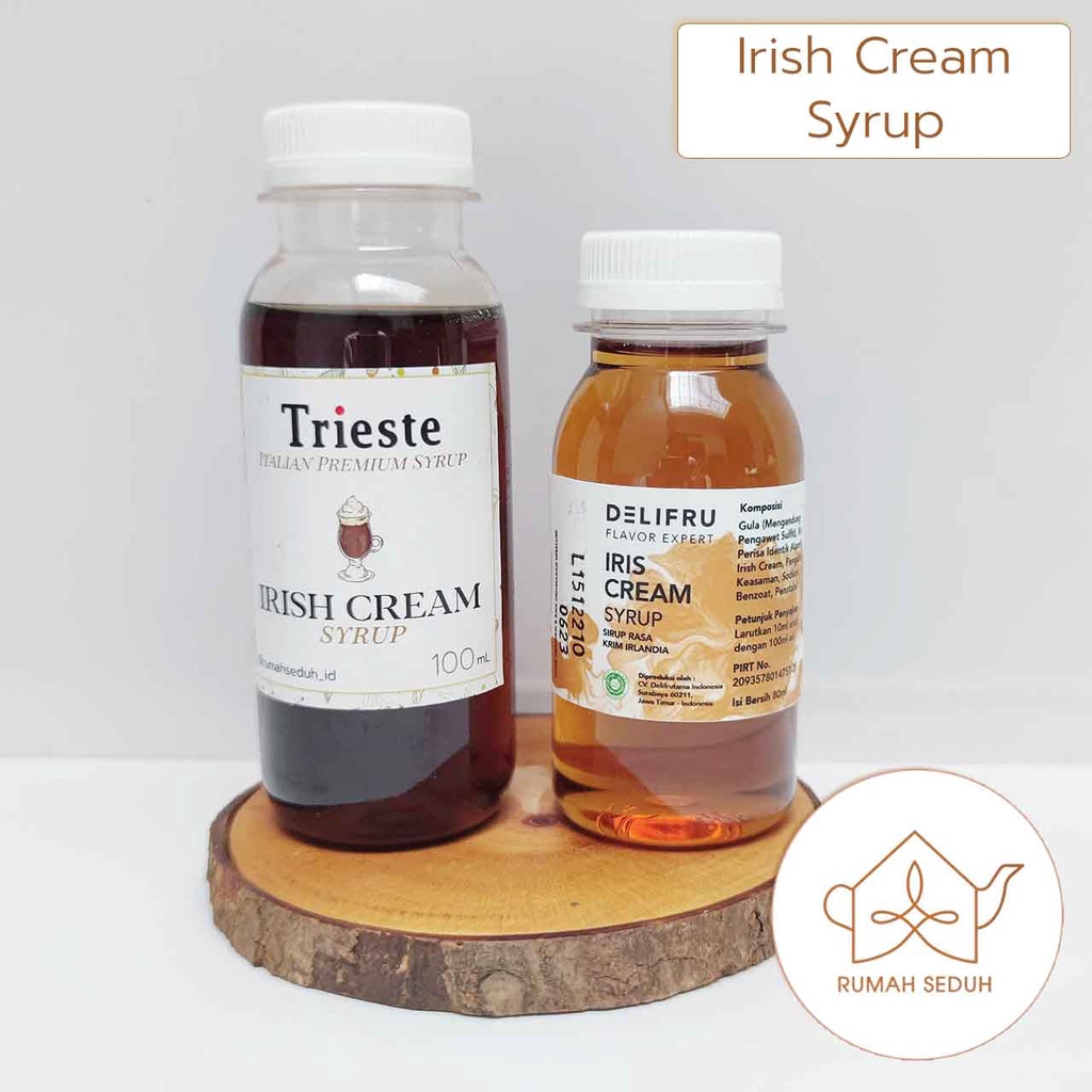 Jual 100ml Trieste Irish Cream Syrup - Toping kopi rasa Irish Cream ...