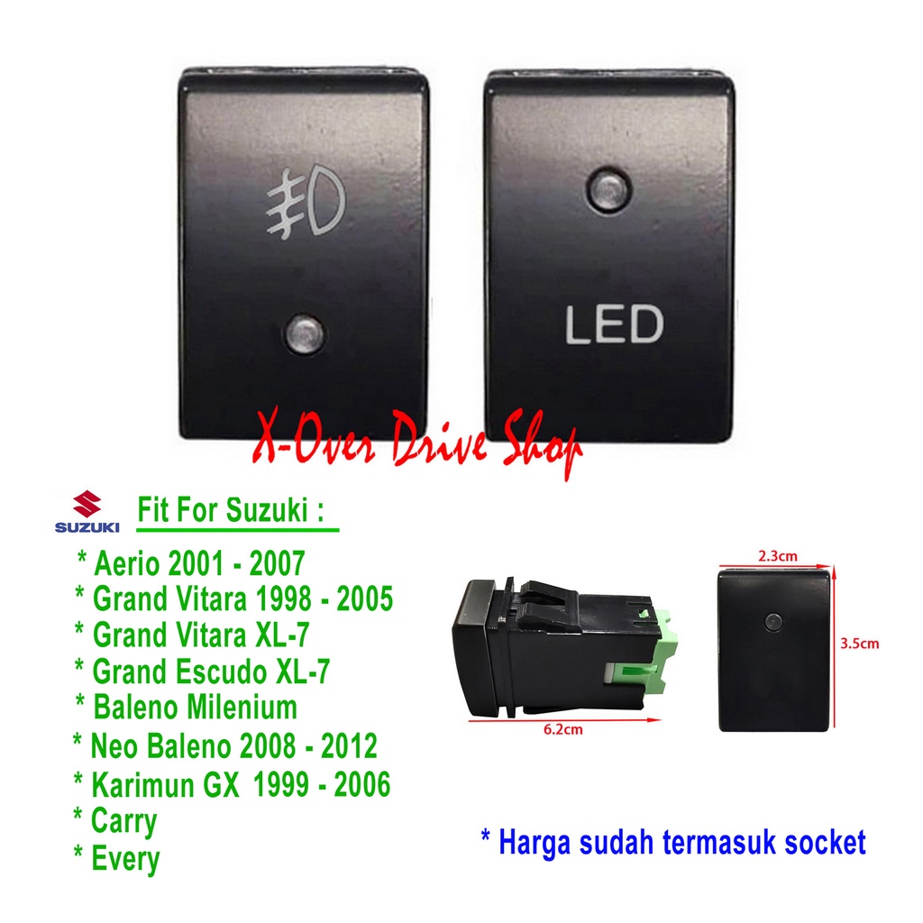 Jual DRL Fog Lamp Switch for Suzuki Grand Vitara Every Escudo