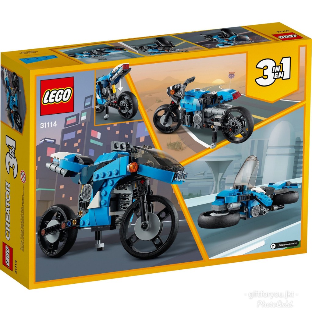 Jual Lego Creator 31114 Super Motor Bike Mainan Bricks Playset Toy Kid ...
