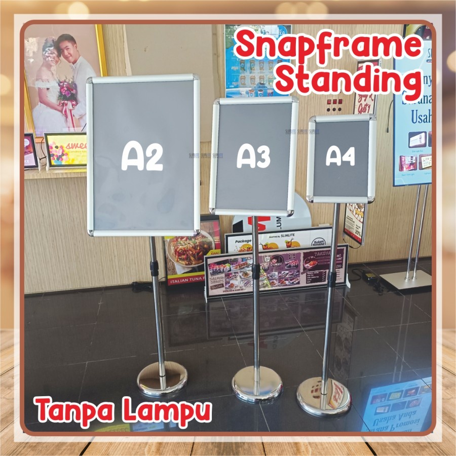 Jual Paket Snapframe Floor Standing, Telescopic Frame Poster Display ...