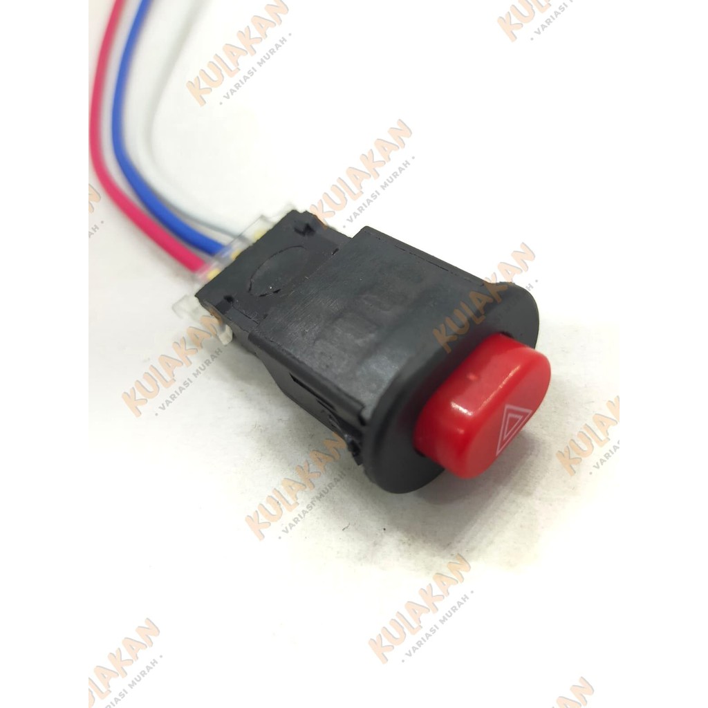 Jual Saklar Tombol Switch On Off Universal Hazard Touring Push On Off ...