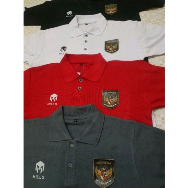 Jual Kaos Polo Tshirt Timnas Indonesia New Ready Size Jumbo Shopee