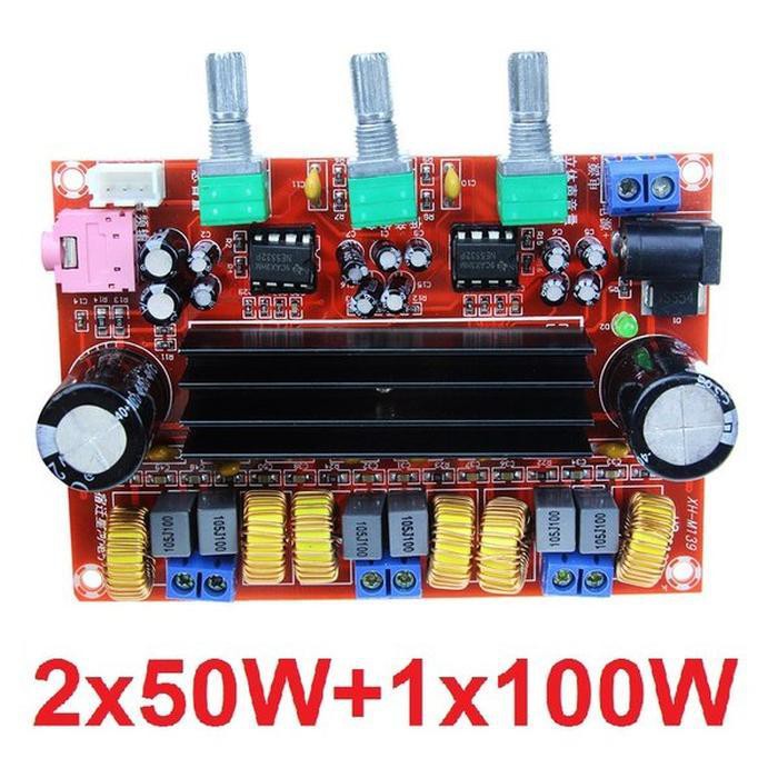 Jual Kit Power Amplifier Class D TPA3116D2 2.1 2x50W 100W TPA3116 D2 ...