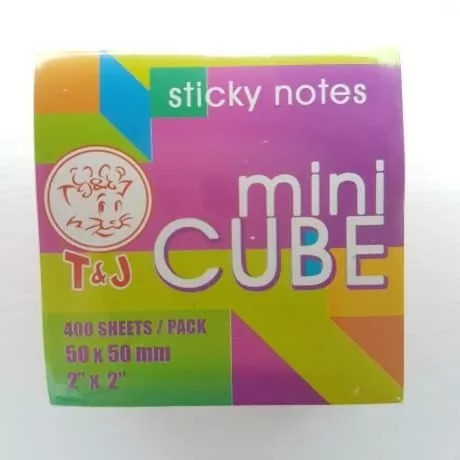 Jual T&J Labels Sticky Notes TJ - Mini Cube | Shopee Indonesia