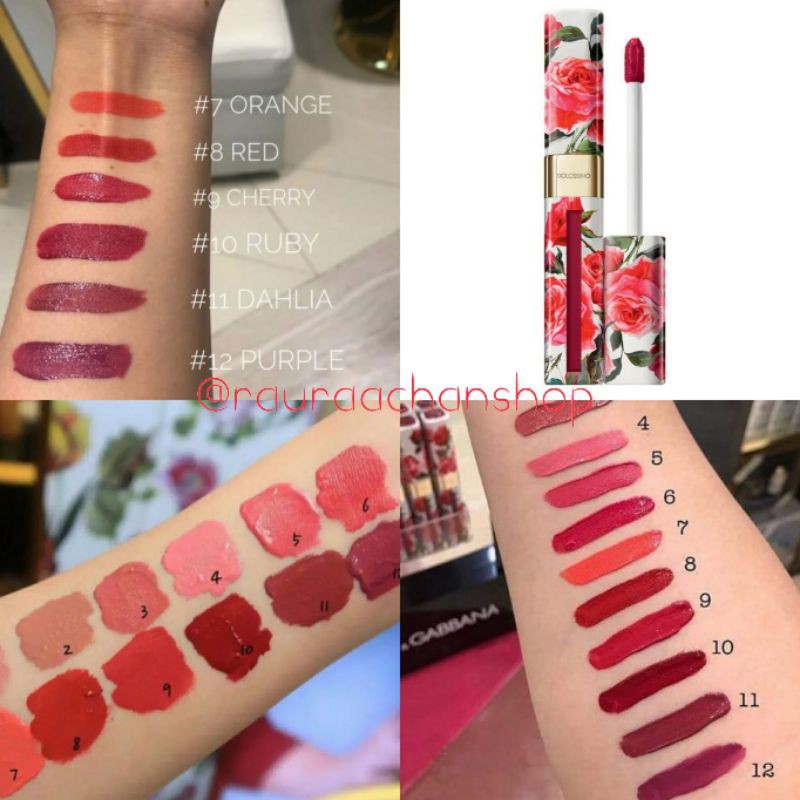 Jual DOLCE GABBANA DOLCISSIMO MATTE LIQUID LIPCOLOUR 10 RUBY