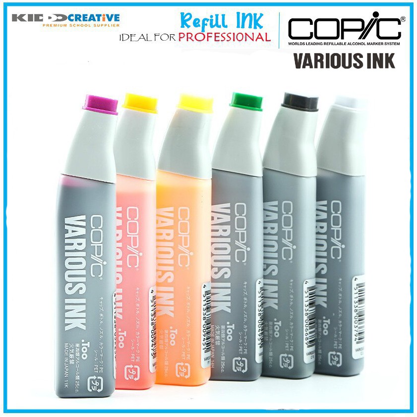 Jual COPIC VARIOUS INK 25 ML REFILL ( E ) | Shopee Indonesia