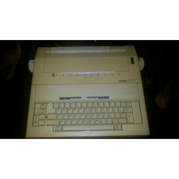 Jual mesin ketik manual brother ax15 normal dan siap pakai Shopee