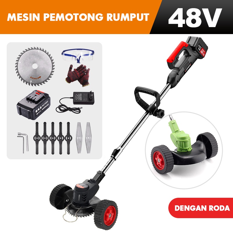 Jual Mesin Potong Rumput Listrik Mesin Potong Rumput Elektrik Mesin Pemotong Rumput Dengan Roda