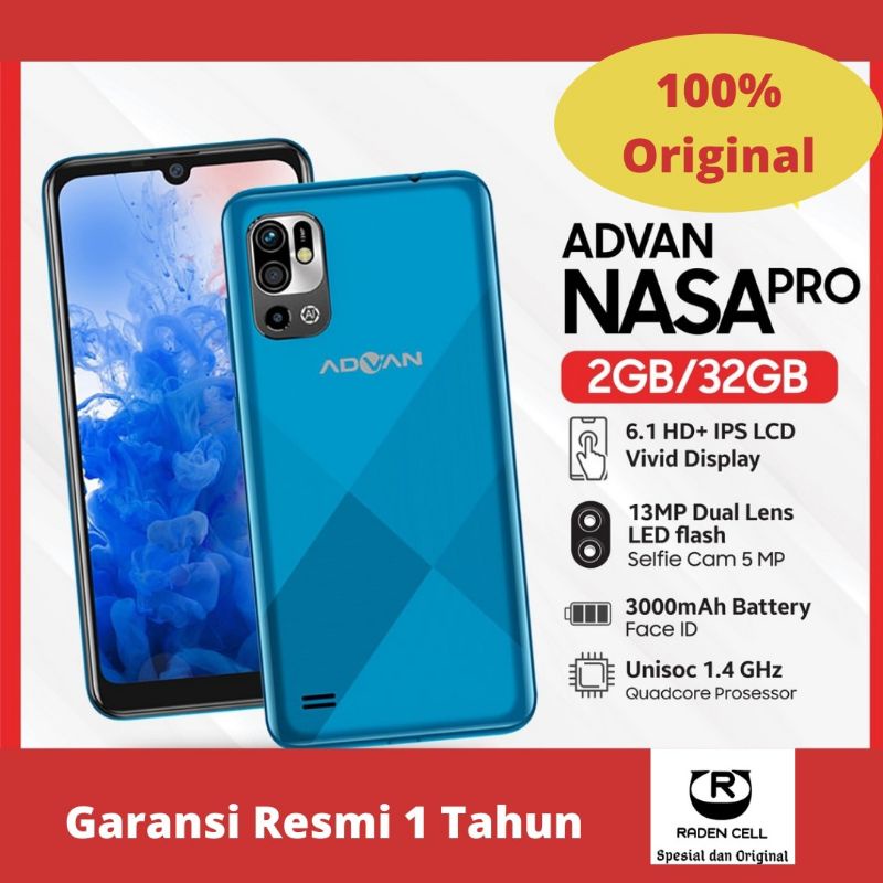 Jual Advan Nasa Pro Ram 2/32 GB Handphone 4G LTE Murah Smartphone ...