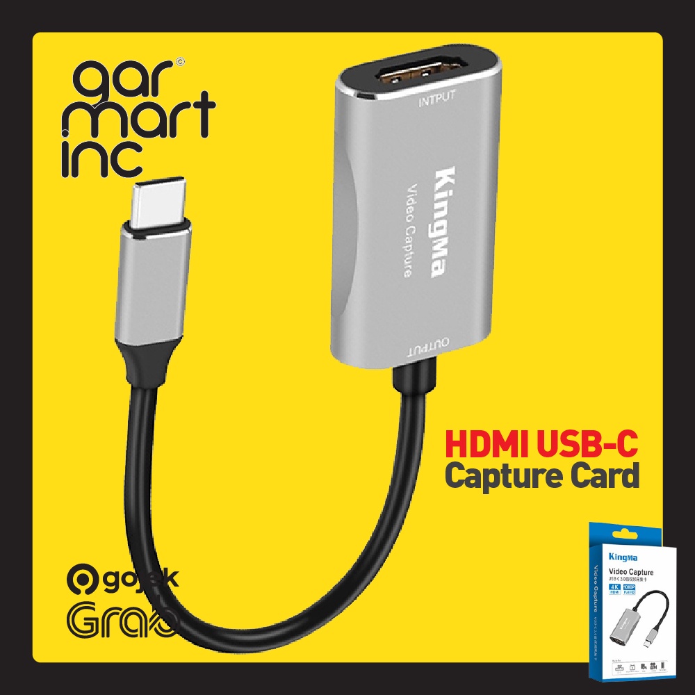 Jual KingMa BMU024 HDMI to USB Type C Audio Video Capture Card 4K