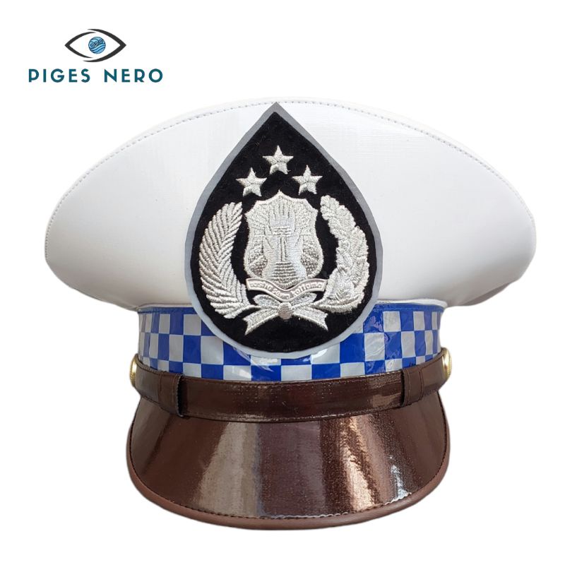 Jual Topi Pet Polki LANTAS Polri Polisi Bintara Pama | Shopee Indonesia