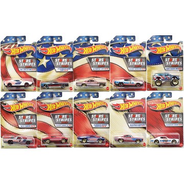 Hot wheels stars and cheap stripes set