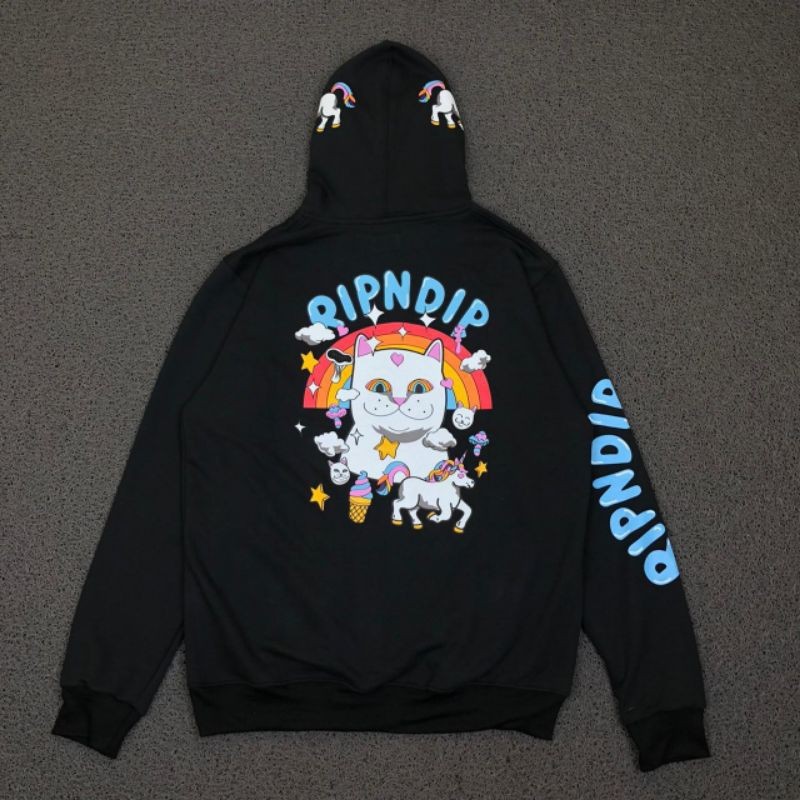 Jual SWEATER HOODIE RIPNDIP HEAVEN AND HELL JACKET MIRROR ORIGINAL RARE ITEM HYPEBEAST BEST SELLER Shopee Indonesia