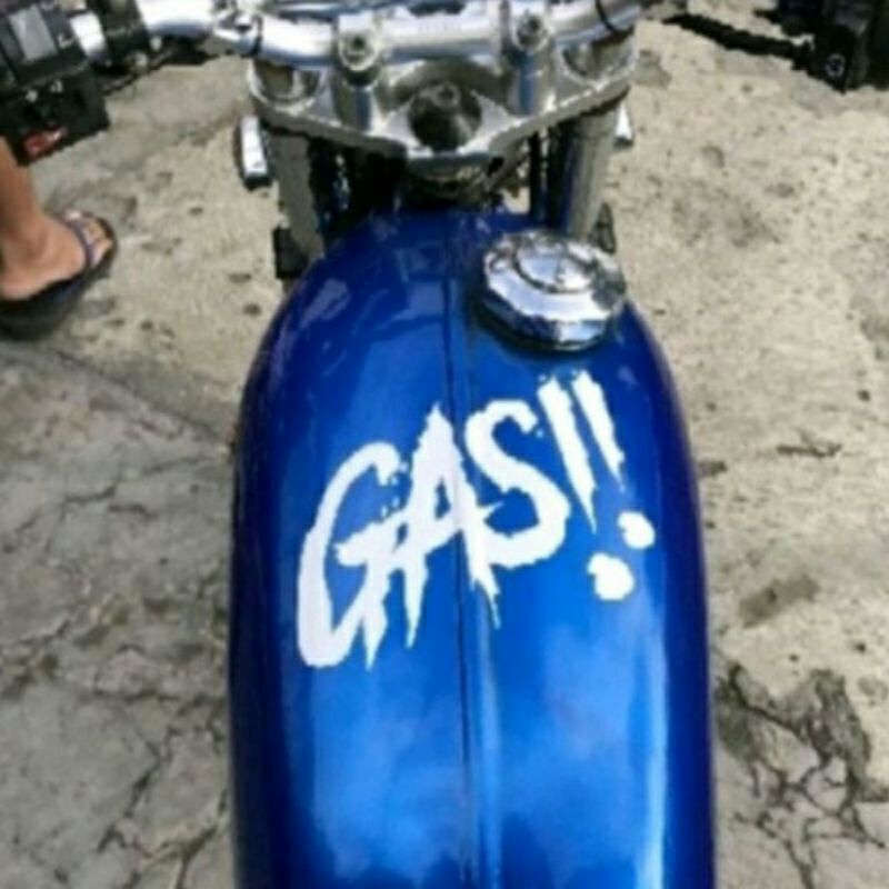 Jual GAS cutting sticker viral sticker motor helm custom | Shopee Indonesia
