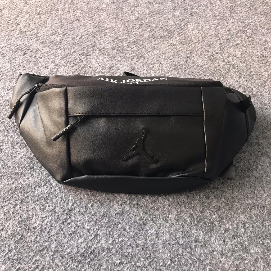 Jordan waist best sale bag leather