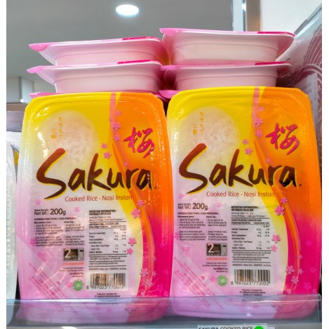 Jual SAKURA Cooked Rice 200 gram | Shopee Indonesia