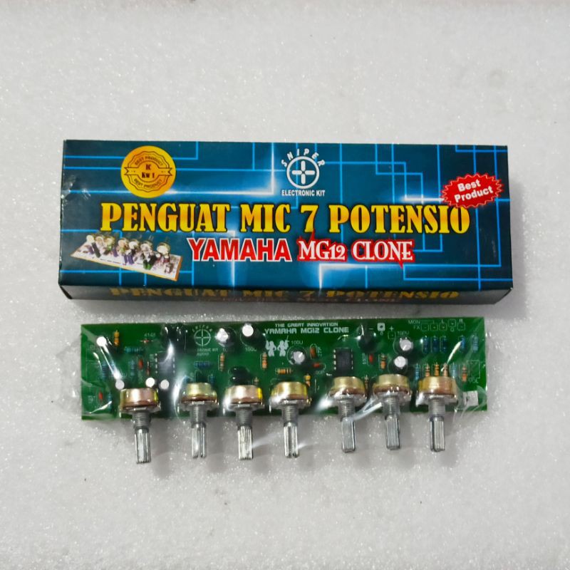 Jual TONE CONTROL Kit Mixer Yamaha MG12 Clone Penguat Mic 7 Potensio
