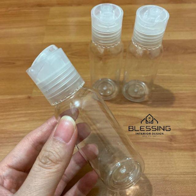 Jual Botol Kaca Filler Bening Ml Ml Tutup Putih Hitam Kosong