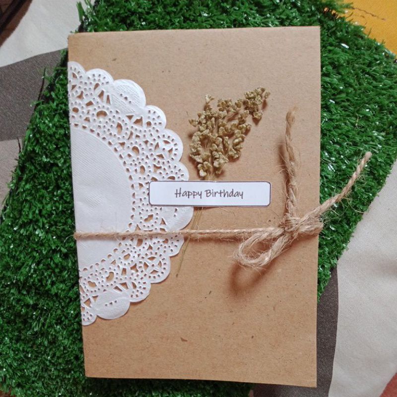 Jual Kartu ucapan aesthetic / greeting card / thanks giving card