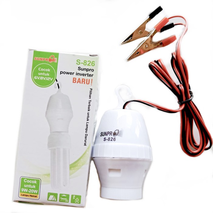 Jual Power Inverter Fitting Lampu Emergency Aki DC 12V | Shopee Indonesia