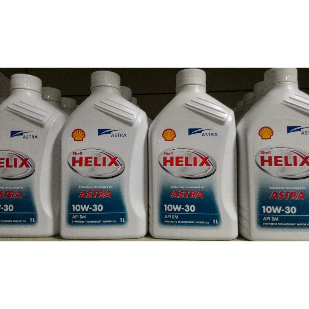 Jual Paket Ganti Oli Mobil Shell Helix Astra 10W30 Oli Mobil 4 Liter