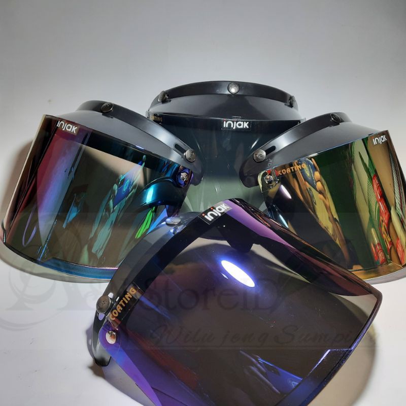 Jual Kaca BOGO RETRO model INJAK FLAT -COATING | Shopee Indonesia