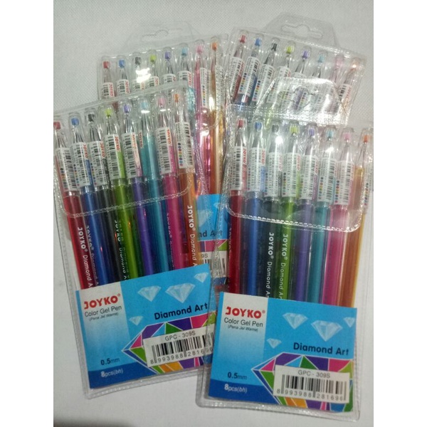 Jual Pulpen Warna Joyko Pena Gel Jel Warna Joyko Diamond Art | Shopee ...