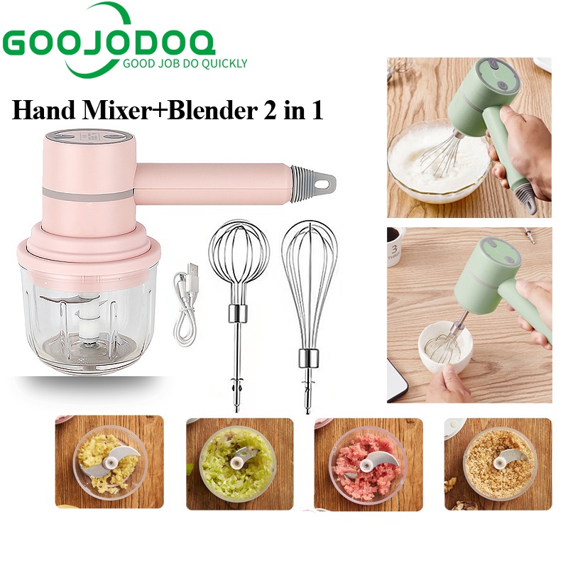 Jual Hand Mixer Wireless Blender Pengocok Telur Elektrik Egg Beater ...