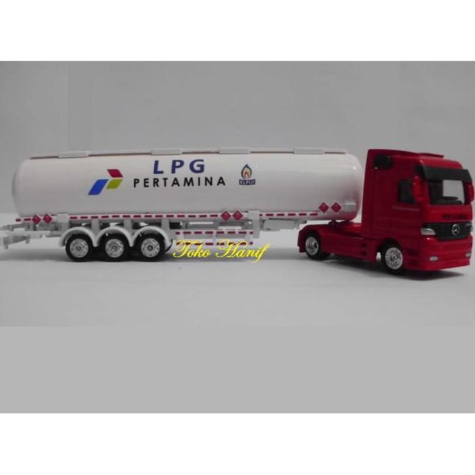 Jual M963 Diecast Miniatur Replika Truck Tanki Lpg Pertamina Shopee Indonesia