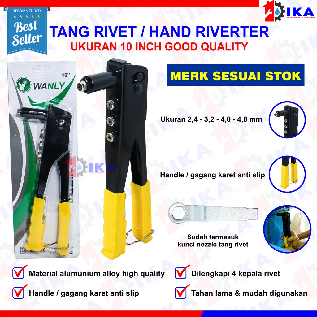 Jual TANG RIVET MURAH 9,5 INCH TANG RIPET MURAH MERIAH TANG ALUMINIUM ...