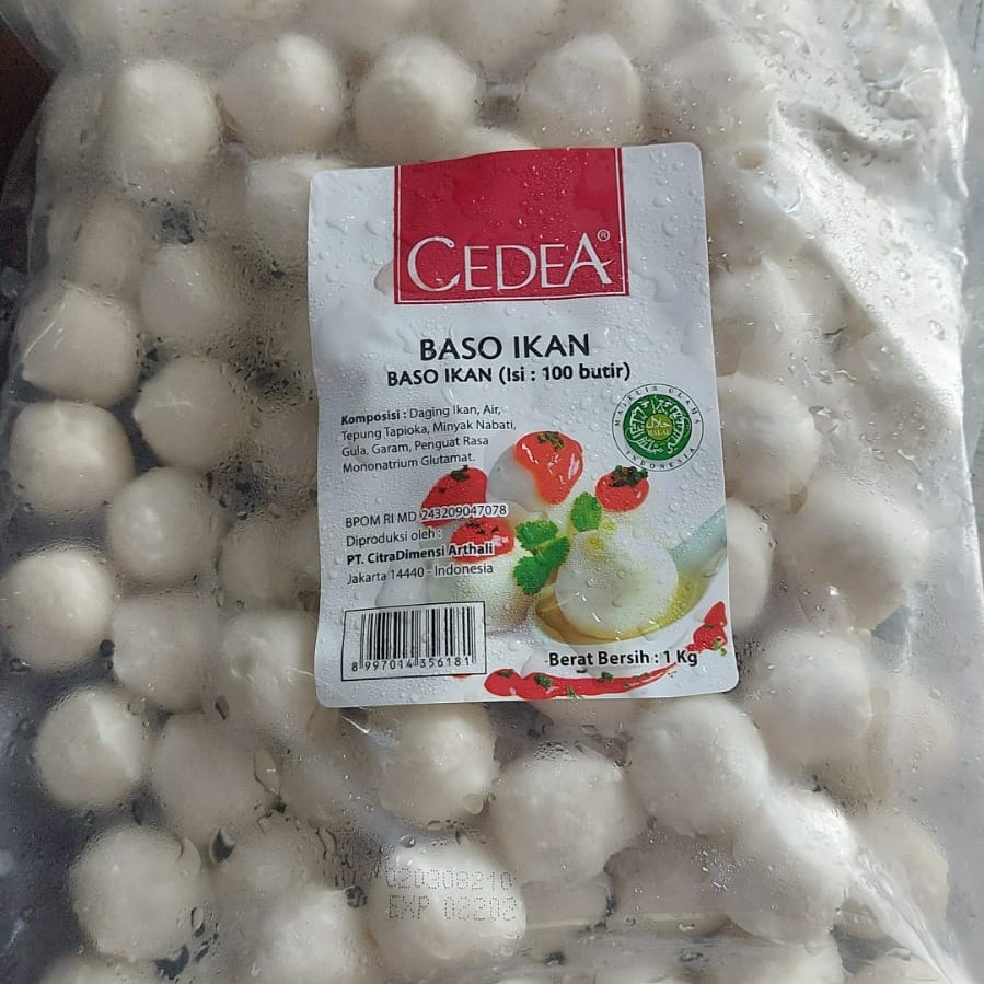 Jual Cedea Baso Ikan Isi 100 Berat 1 Kg Shopee Indonesia