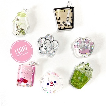 Jual Moving Glitter Popsocket Boba / Phone Holder | Shopee Indonesia