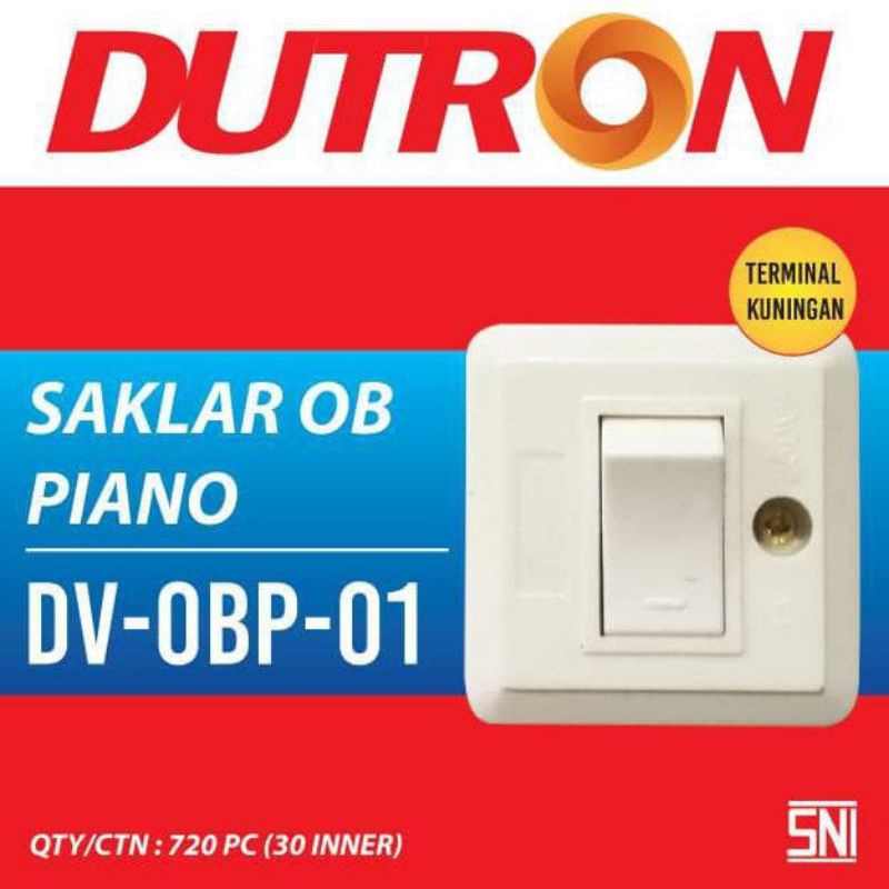 Jual SAKLAR OB PIANO DUTRON & SAKLAR OB PIANO SERI DUTRON SWITCH ON OFF ...